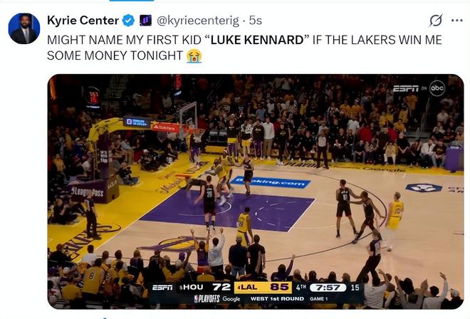 肯纳德季后赛首秀爆发 神射手三分全中助湖人掀