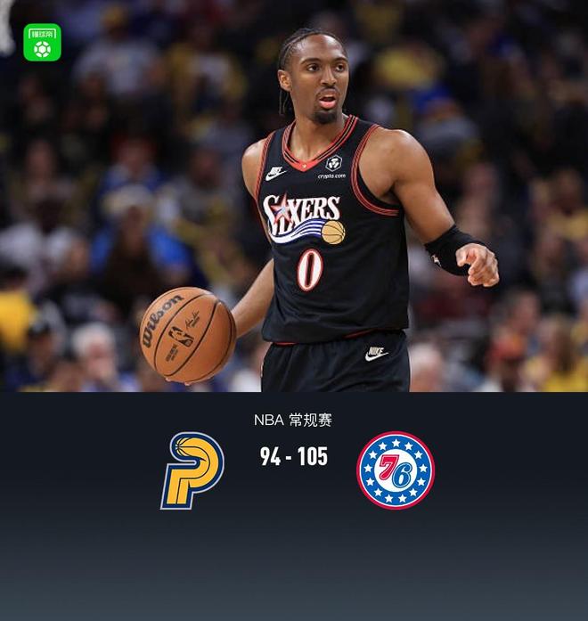 马克西砍32分率队取胜 步行者惜败76人